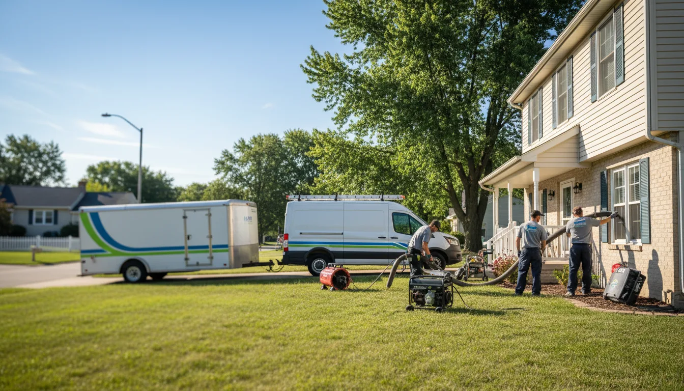 Flooded Basement Restoration And Cleanup With Repair in Utica, KS near me